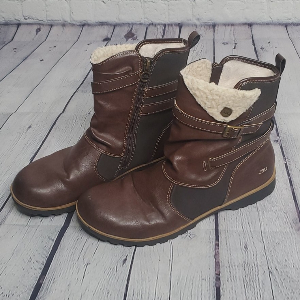 JBU by Jambu memory foam round toe boots